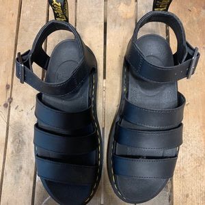 *SOLD ON DEPOP* Blaire Hydro Leather Sandals